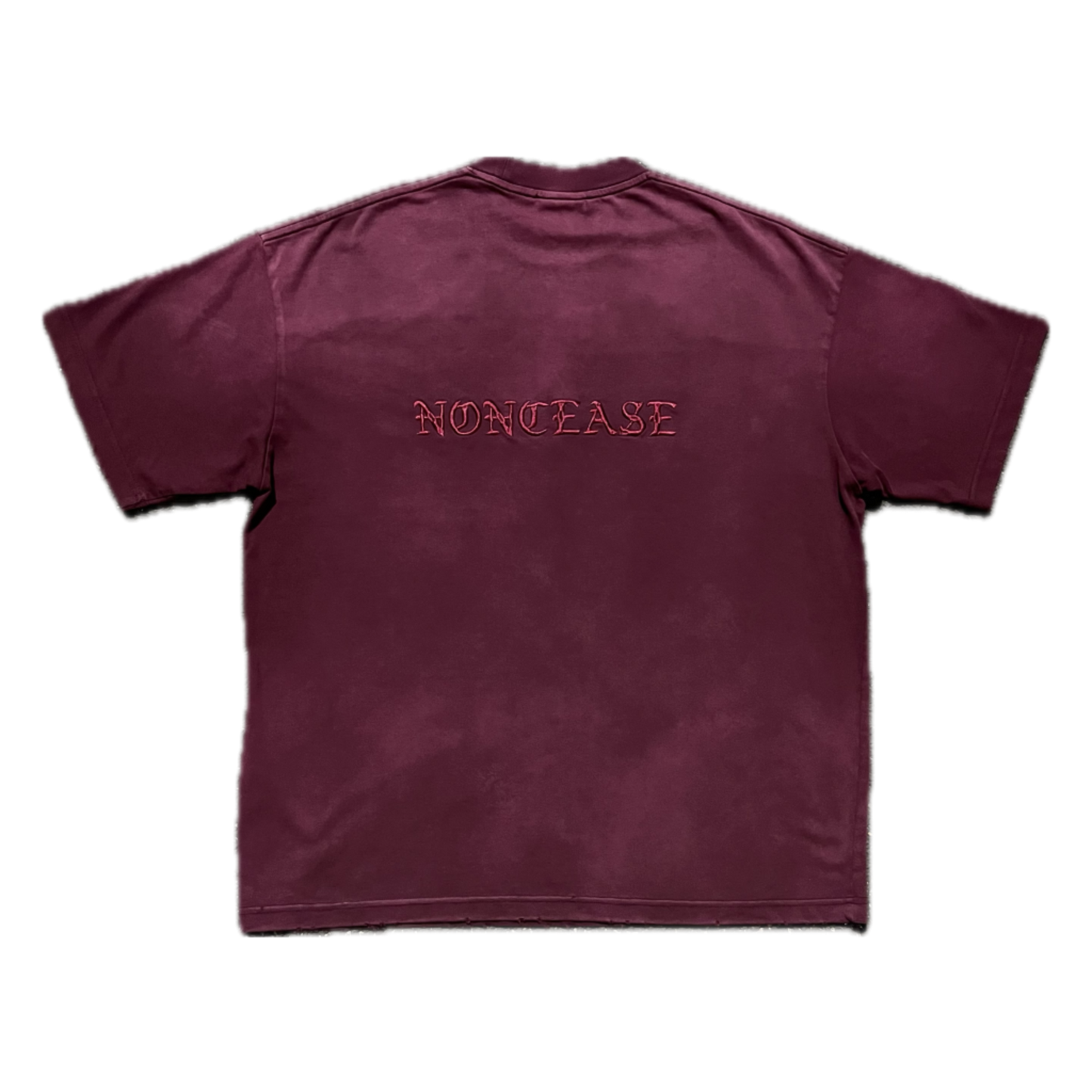 NONCEASE T-SHIRT (BURGUNDY)
